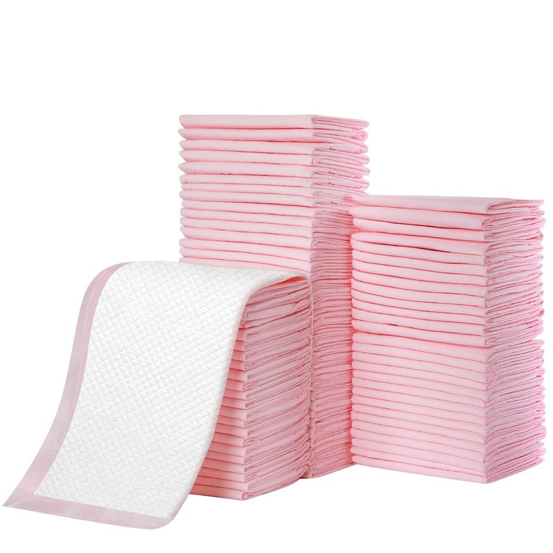 Buyockss Disposable Changing Pad Liners Pack of 100 Baby Incontinence Changing Pads Diaper UnderPads Ultra Soft Super Absorbent Waterproof Mat 13 x18 in - Image 1